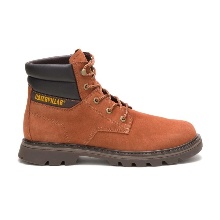 Caterpillar Quadrate Philippines - Mens Casual Boots - Brown 27531HAOQ